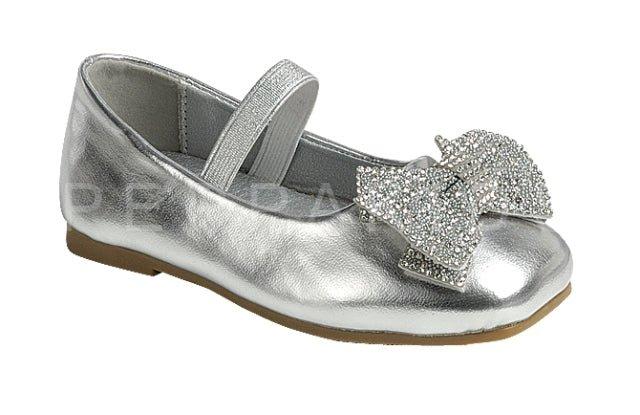 2026/03/1001150587.jpg Zapatilla plateada con lazo - Imagen 1