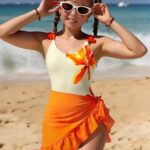 Traje de baño con pareo