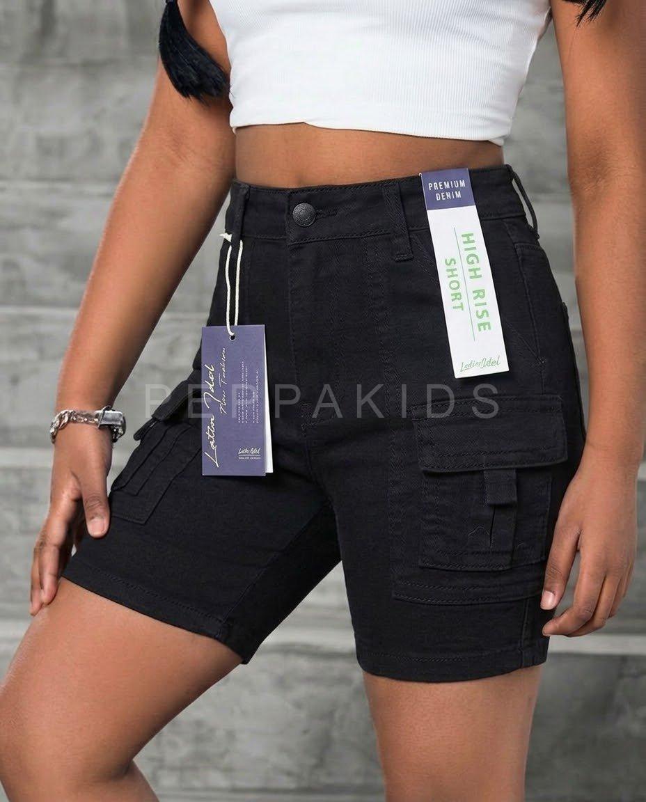 2026/03/1001161875.jpg Short de Jean negro - Imagen 1