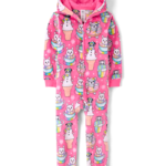 Pijama Fucsia estampado de oso