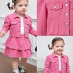 Chaqueta de Jean color rosa