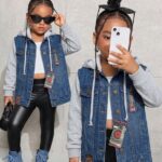 Chaqueta de Jean Vaquera con capucha