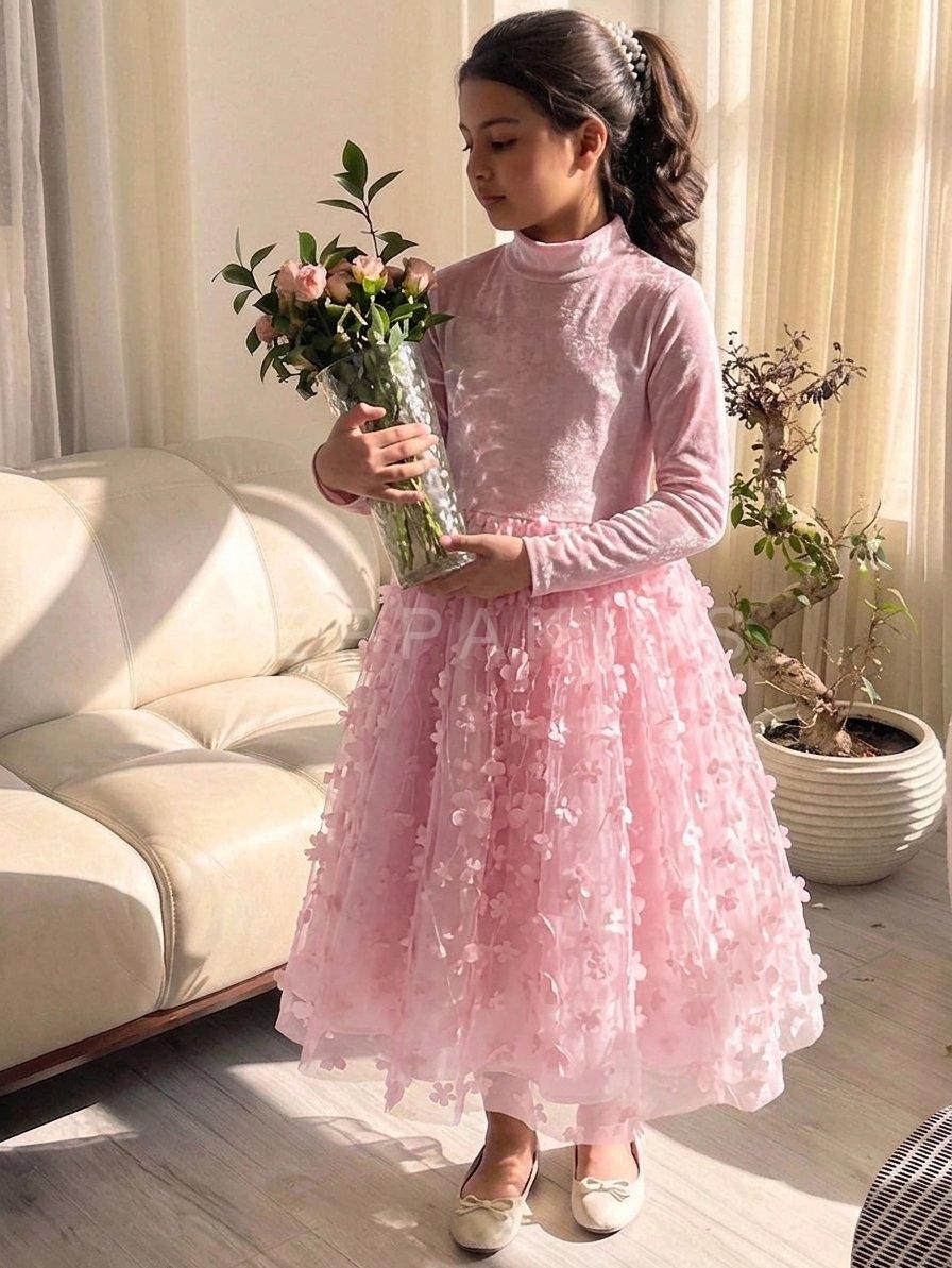 2026/03/1001191580.jpg Vestido de Tul Rosa - Imagen 1