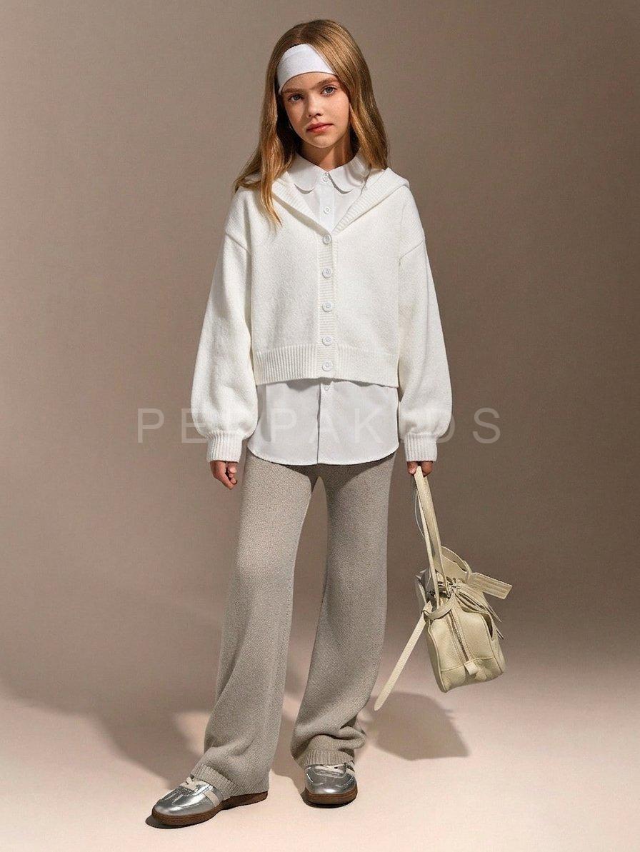 2026/03/1001200368.jpg Suéter Cardigan con capucha - Imagen 1