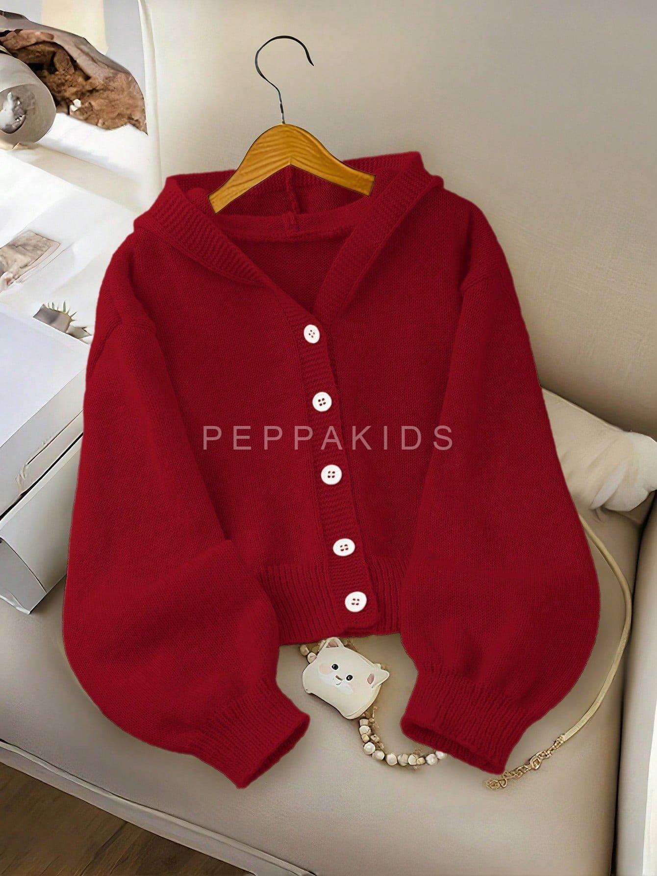 2026/04/1000058047.jpg Suéter Cardigan con capucha - Imagen 1