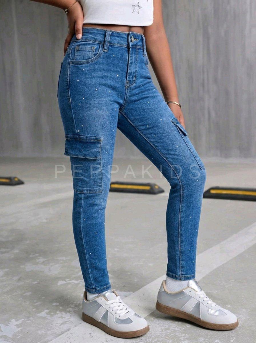 2026/04/1001210852.jpg Pantalon Cargo con Brillo - Imagen 1