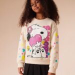 Sueter de Snoopy Beige