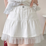 Falda Blanca Jean