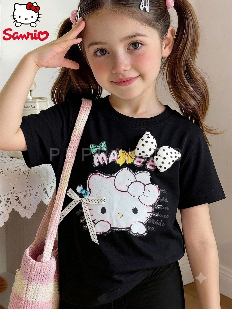 2026/07/1000249542.png Franela de Hello Kitty Negra - Imagen 1