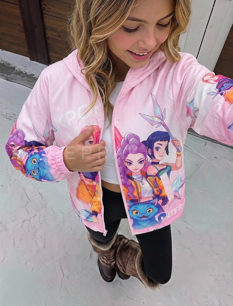 2026/09/59199.png Chaqueta Huntrix Impermeable - Imagen 1