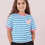 Camiseta Azul rayas